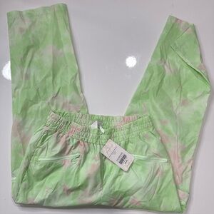 Fabletics Women's Kalani Convertible Track Pants Aloe Ethereal Size XL A040326